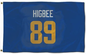 Tyler Higbee Los Angeles Rams Royal  Flag (3 X 5) - Gold