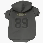 Tyler Higbee Los Angeles Rams  Service Dog & Cat Pet Hoodie - Black