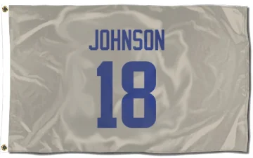 Tyler Johnson Los Angeles Rams   Bone Flag (3 X 5)