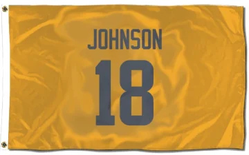 Tyler Johnson Los Angeles Rams  Flag (3 X 5) - Gold