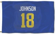 Tyler Johnson Los Angeles Rams  Flag (3 X 5) - Royal