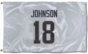 Tyler Johnson Los Angeles Rams  Flag (3 X 5) - White