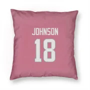 Tyler Johnson Los Angeles Rams  Pillow Cover (18 X 18) - Pink