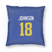 Tyler Johnson Los Angeles Rams  Pillow Cover (18 X 18) - Royal