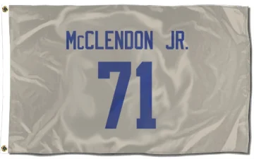 Warren McClendon Jr. Los Angeles Rams   Bone Flag (3 X 5)