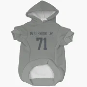 Warren McClendon Jr. Los Angeles Rams  Dog & Cat Pet Hoodie - Gray