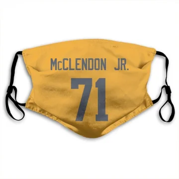 Warren McClendon Jr. Los Angeles Rams  Face Mask - Gold