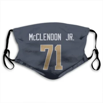 Warren McClendon Jr. Los Angeles Rams  Face Mask - Navy