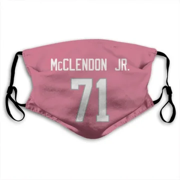 Warren McClendon Jr. Los Angeles Rams  Face Mask - Pink