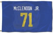 Warren McClendon Jr. Los Angeles Rams  Flag (3 X 5) - Royal