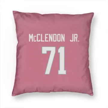 Warren McClendon Jr. Los Angeles Rams  Pillow Cover (18 X 18) - Pink