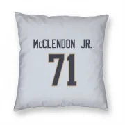 Warren McClendon Jr. Los Angeles Rams  Pillow Cover (18 X 18) - White