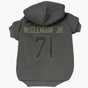 Warren McClendon Jr. Los Angeles Rams  Service Dog & Cat Pet Hoodie - Black