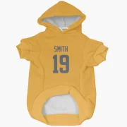 Xavier Smith Los Angeles Rams  Dog & Cat Pet Hoodie - Gold