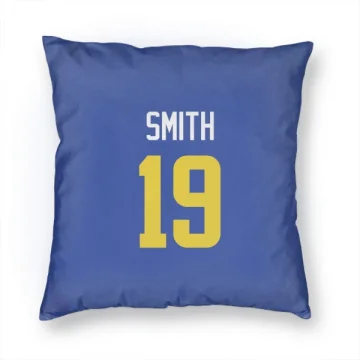 Xavier Smith Los Angeles Rams  Pillow Cover (18 X 18) - Royal